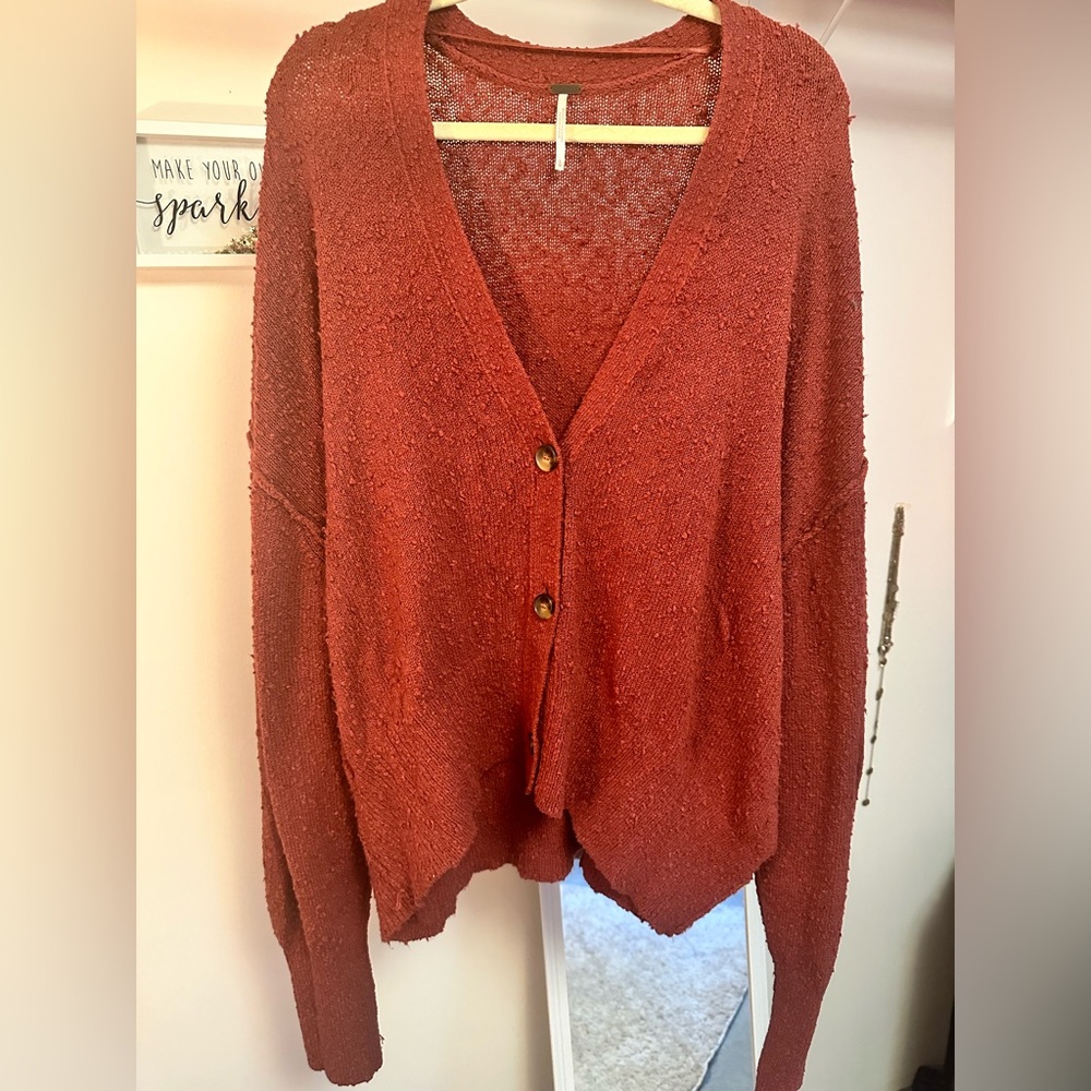 Free People Found My Friend Cardi - Rust